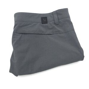 Vuori Aim Shorts Mens 38 Gray Chino Performance 8.5" 4 Way Stretch Hiking V368